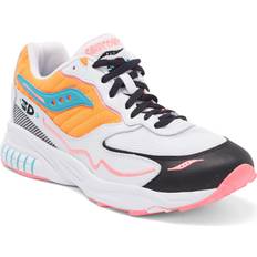 Chaussures de Course Saucony 3D Grid Hurricane "Orange" sneakers men Leather/Rubber/Fabric