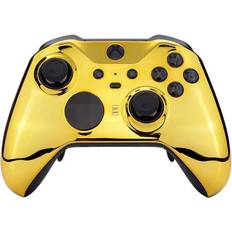 Game Controllers ModdedZone Chrome Gold UN-MODDED Custom Controller Compatible with Xbox Elite Series 2