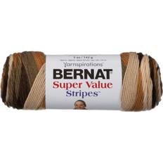 Yarnspirations Bernat Super Value Stripes Yarn-Beachwood 164173-73007