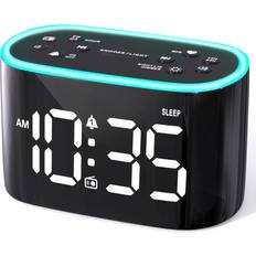 Alarm Clocks Odokee loud alarm clock radio for heavy sleepers 7 color night light easy to