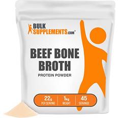 Bone broth powder BulkSupplements.com beef bone broth protein powder 2.2 pound