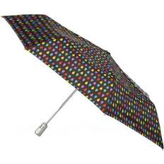 Umbrellas Totes Water Repellent Auto Open Close Folding Umbrella Black Rain Black Rain