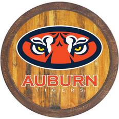 The Fan-Brand in. Auburn Tigers "Faux" Barrel Plastic Decorative Sign, Gloss Finish"