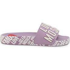 Dame - Lilla Slippers Love Moschino Slide - Lila/Pink