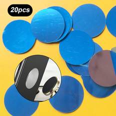 Shein 20pcs Magnetic Phone Stand Replacement Metal Plate, Round Shape 4cm, For Car Phone Holder And Others