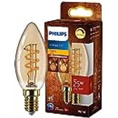 Philips LED-glödlampa Candle 3W 25W Flamme Dimmable E14 Leverantör, 4-5 vardagar leveranstid