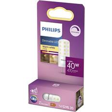 Philips G4 Hehkulamput Philips GY6.35-2-kantainen LED-lamppu 4,2W 827 dim