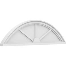 Wall & Chair Rail Mouldings Ekena Millwork 2 Segment Arch 3-Spoke Architectural Grade Moulding, Unfinished