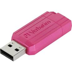 Verbatim USB 2.0 Drive 128GB Pinstripe, Pink