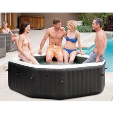 Rund Whirlpools & Badefässer Intex Aufblasbarer Whirlpool Mit Massage-Funktion Achteck PureSpa