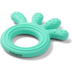 BabyOno Be Active Silicone Teether Octopus Beißring Mint 1 St