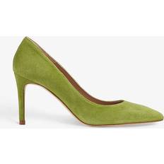 Green Heels & Pumps LK Bennett Floret Suede Court Shoes Green