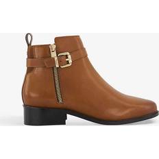 Dune London Women Boots Dune London Pepi Leather Ankle Boots Tan