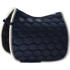 Eskadron Glossy Wave Contrast Sadelunderlag - Dark Blue/Navy