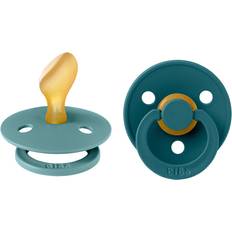 Bibs Colour Sutter 2-Pak Latex Str. 2 Anatomisk, Island Sea/Forest Lake