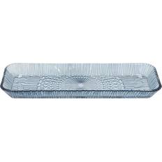 Bitz Kusintha 14 x 38 cm - Platters Glass Blue Serving Dish