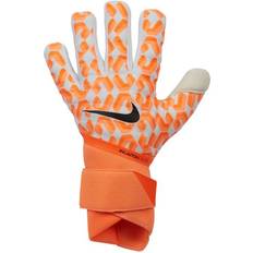 Orange Goalkeeper Gloves Nike Phantom Elite Fußball-Torwarthandschuhe Weiß