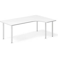 Hopfällbara Bord Ergoff DNA Vit 2000 x 1200 mm Skrivbord 120x120cm