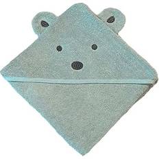 Babyhanddukar Mini Dreams badcape Teddy Bear, grön