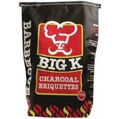 Briquettes Big K Charcoal Briquettes, 10kg, Black