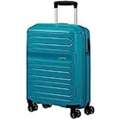 Erweiterbar Koffer American Tourister Sunside 4-Rollen Trolley türkis