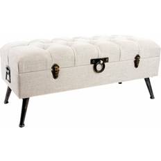 Møbler Dkd Home Decor Beige Metal Skammel