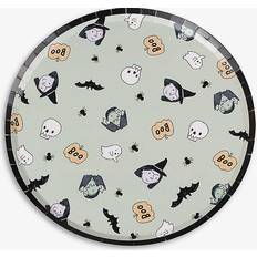 Halloween Disposable Plates Ginger Ray Kids Pack of Eight Halloween Boo Crew Paper Plates