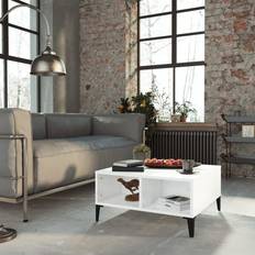 vidaXL High Gloss White 60 x 60 x 30 cm Coffee Table