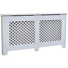 Vida Designs Oxford Large White Radiator Cover wilko