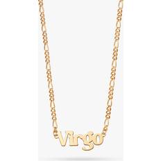 Daisy London Zodiac Nameplate Figaro Necklace Virgo