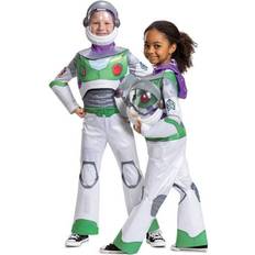 Buzz lightyear dräkt Maskerad Fun Buzz Lightyear Deluxe Barn Maskeraddräkt