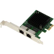 PCIe 2.5 Dual Gigabit ETHERNET 10 100 1000 1G 2.5G-kort. 2 RJ45-portar. INTEL I225-V CHIPSET