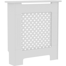 Vida Designs Oxford Small White Radiator Cover