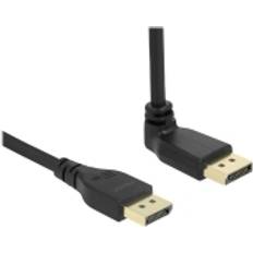 Displayport vinklet DeLock 20 pin DisplayPort han