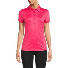 J.Lindeberg Dame Pikéskjorter J.Lindeberg Alaya Jacquard Golf Polo Azalea