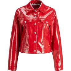Röda - Skinn Ytterkläder JJXX Jxjay Jakke Chinese Red Shiny
