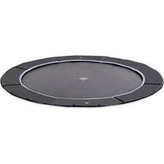 EXIT Exit Dynamic ebenerdiges sports Trampolin ø427cm schwarz