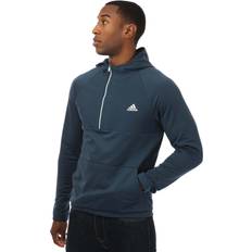 Golf - Hombre Suéteres Adidas Fleece Anorak Crenav Male Golf Azul