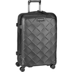 Stratic Leather More 4 Roll Trolley 65 cm Black