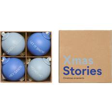 Design Letters Dekorationer Design Letters Xmas Stories Ball Pendants Juletræspynt 4stk