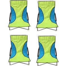 Nalu 4 Green Folding Low Seat Beach Chair Camping Chairs