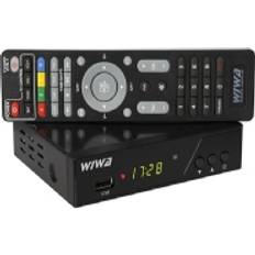 Decoder TV digitali WIWA Sintonizzatore TV H.265 Pro DVB-T2 Nero