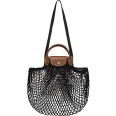 Longchamp Le Pliage Filet Top Handle Bag Black