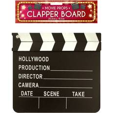 Sort Oppustelige dekorationer Henbrandt Small Wooden Clapper Board