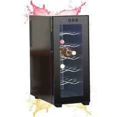 Weinkühler & Weinschränke Zilan weinkühlschrank weinklimaschrank mini kühlschrank Schwarz