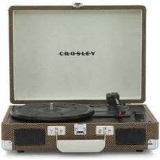 Crosley Cruiser Deluxe Portable Bluetooth Turntable Tweed