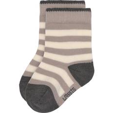 Unisex Barn- och Babystrumpor Set om 3 - Antracit Taupe