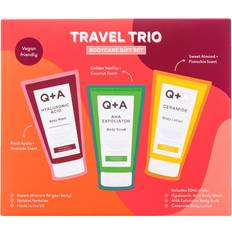Q+A Gaveæsker & Sæt Q+A Travel Trio Bodycare Set 3x 50 ml
