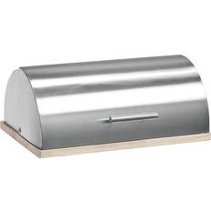Zeller wooden steel breadbox Brødkasse
