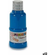 Blue Water Colours Pincello Tempera Neon Blå 120 ml 12 enheter